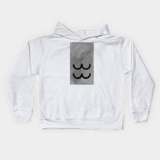 Aquarius zodiac sign Kids Hoodie